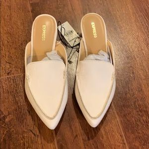 Express Slip on Mules. New with tags